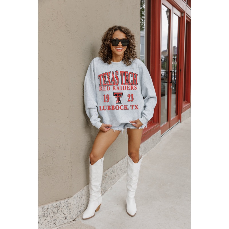 TEXAS TECH RED RAIDERS Allegiance Fleece Drop-Shoulder Pullover