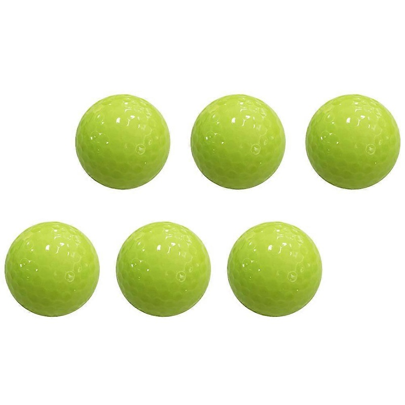 Fluorescent Golfs Ball Durable Night Ball for Playing 6Pcs Set