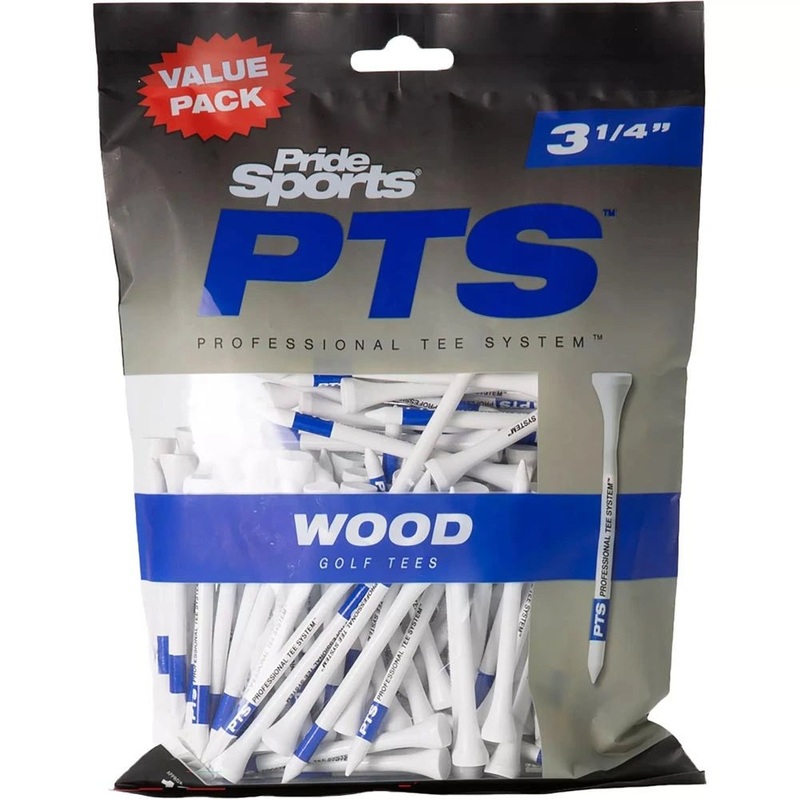 Pride Sports 3-1/4 PTS Golf Tees – White – 135 Count