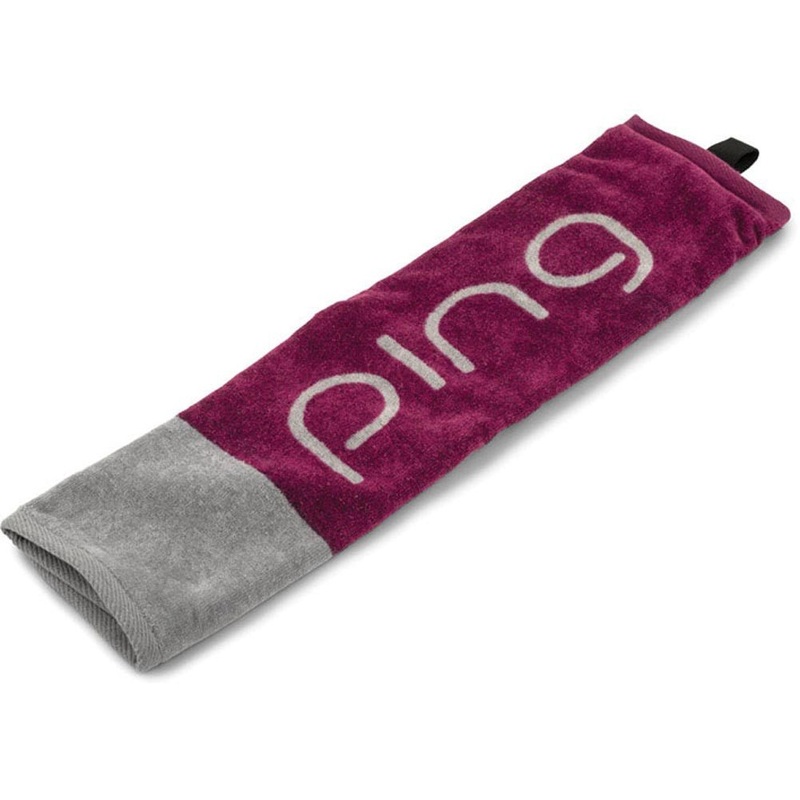 Ping Women’s Tri-Fold Towel|Garnet Grey