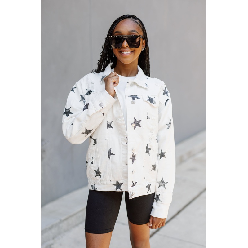 STARRY EYED DENIM JACKET|SMALL|MEDIUM|LARGE