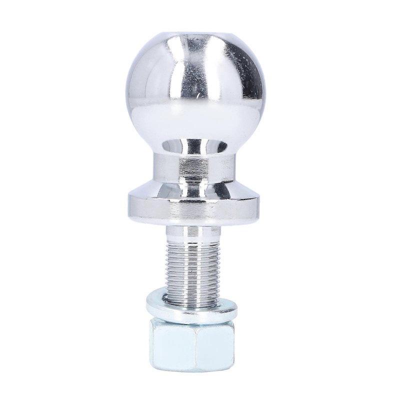 47.6mm/1.87in Trailer Tow Ball Towing Hitch Connector 2000LBS Forged Steel Solid Universal for ATV Kart Caravan
