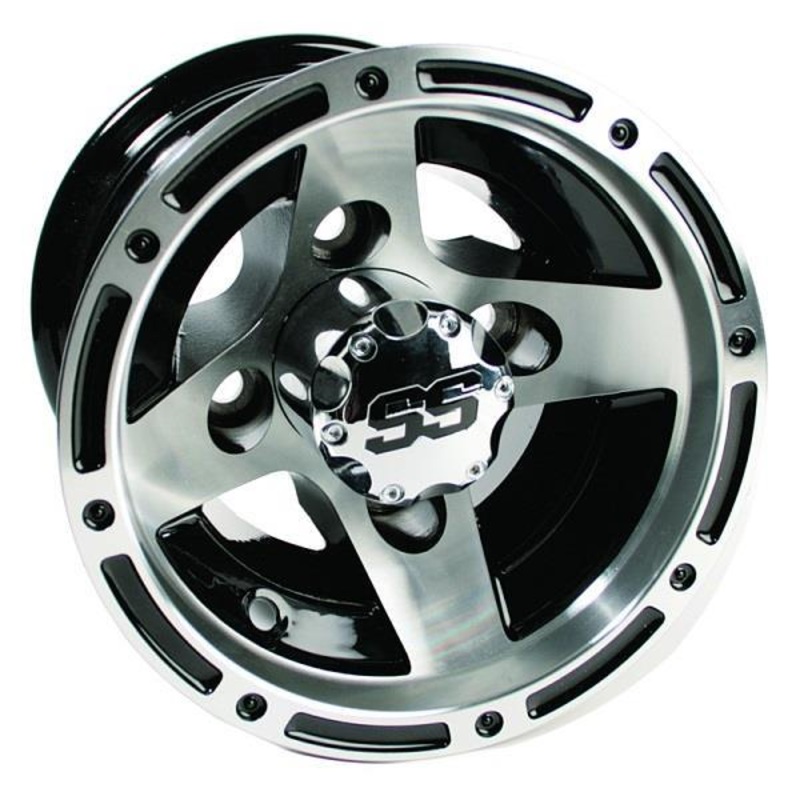 8 GTW Ranger Black with Machined Accents Wheel PN# 40890