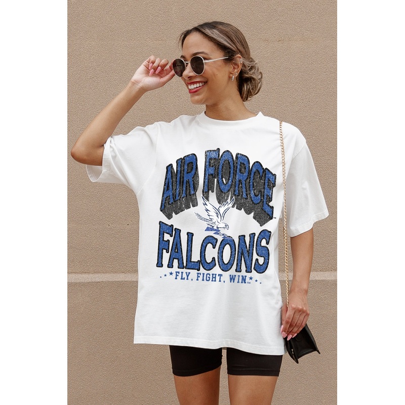 AIR FORCE FALCONS SHAKEDOWN OVERSIZED CREWNECK TEE