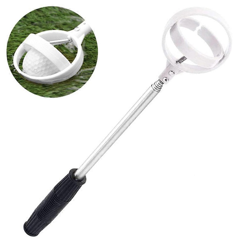 Golf Ball Retriever Extendable Stainless Steel 85m – Yellow/White