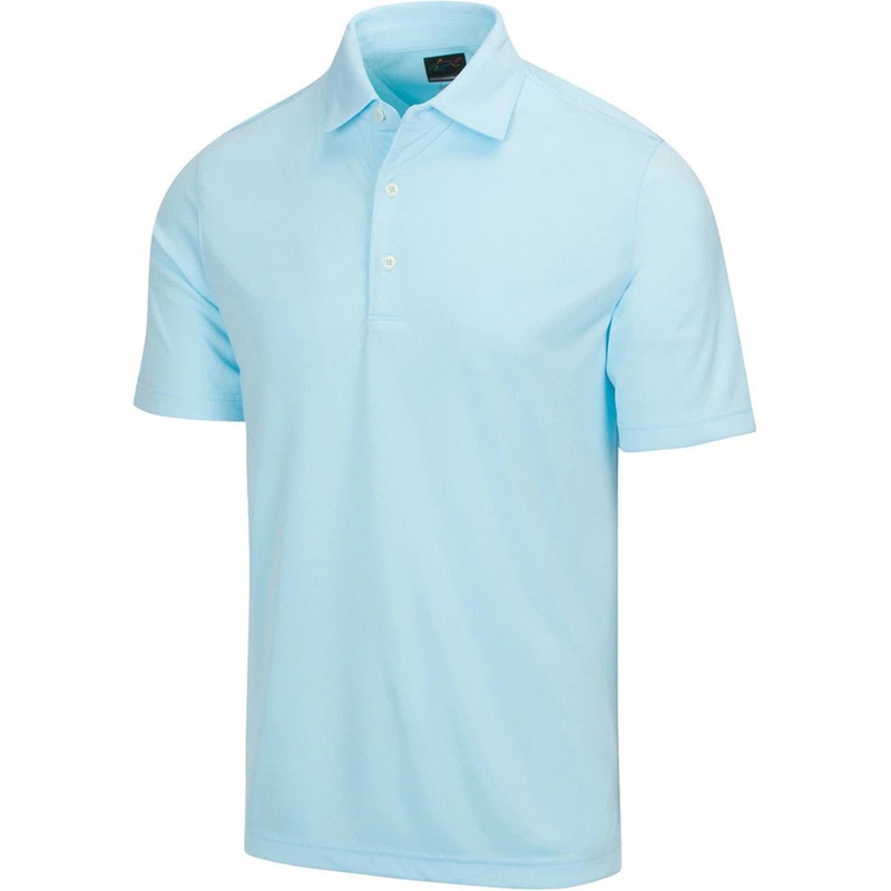 Greg Norman Protek ML75 Microlux 2Below Solid Golf Polo