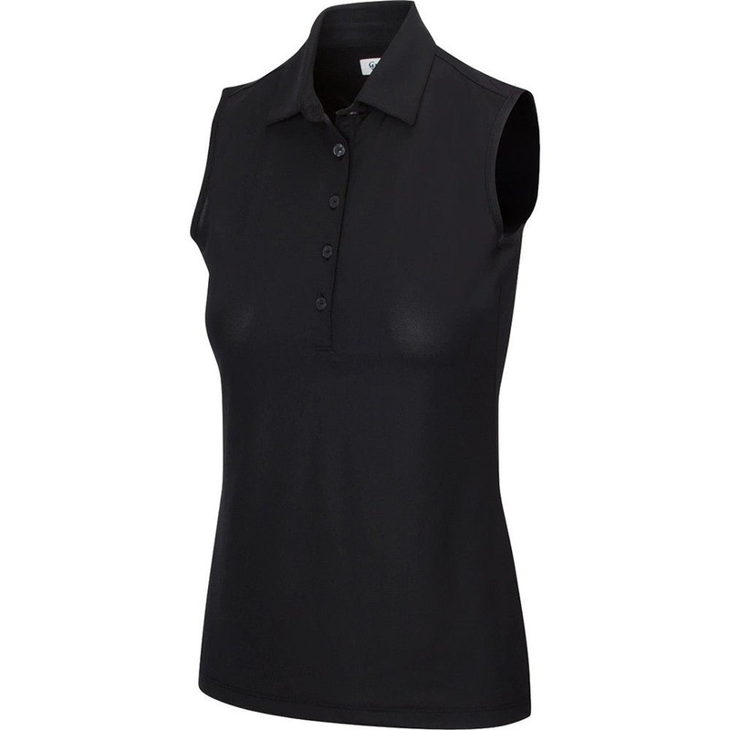 Greg Norman Women’s Freedom Micro Pique Sleeveless Golf Polo