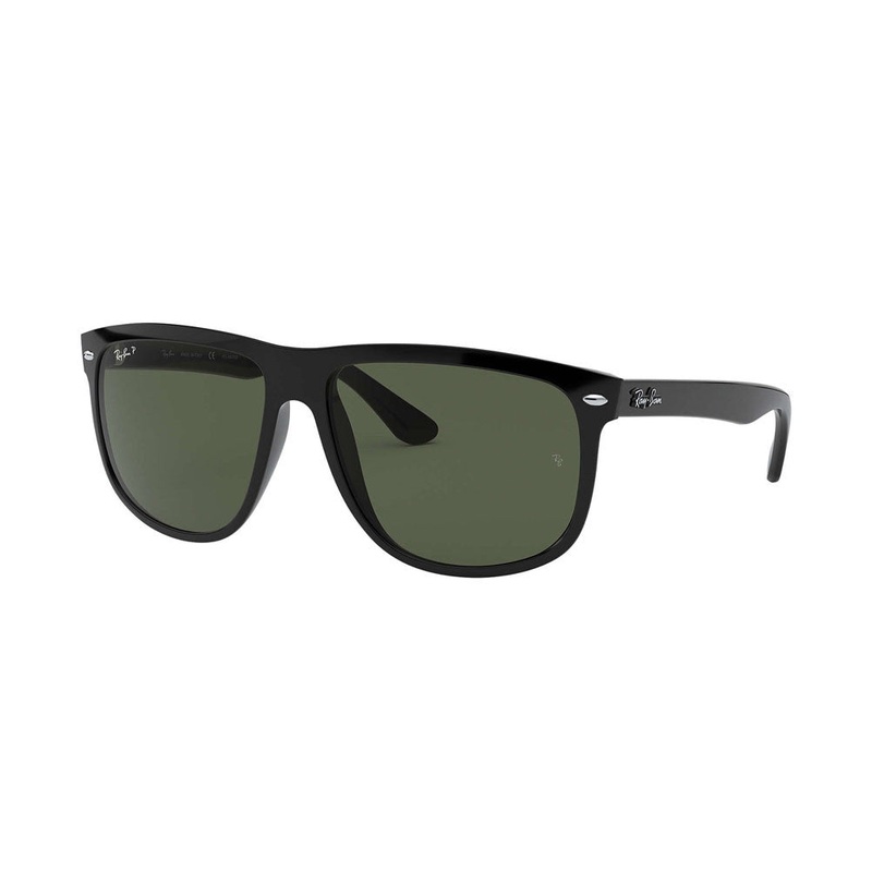 Ray-Ban Boyfriend – Black/Polarized Green Classic G-15