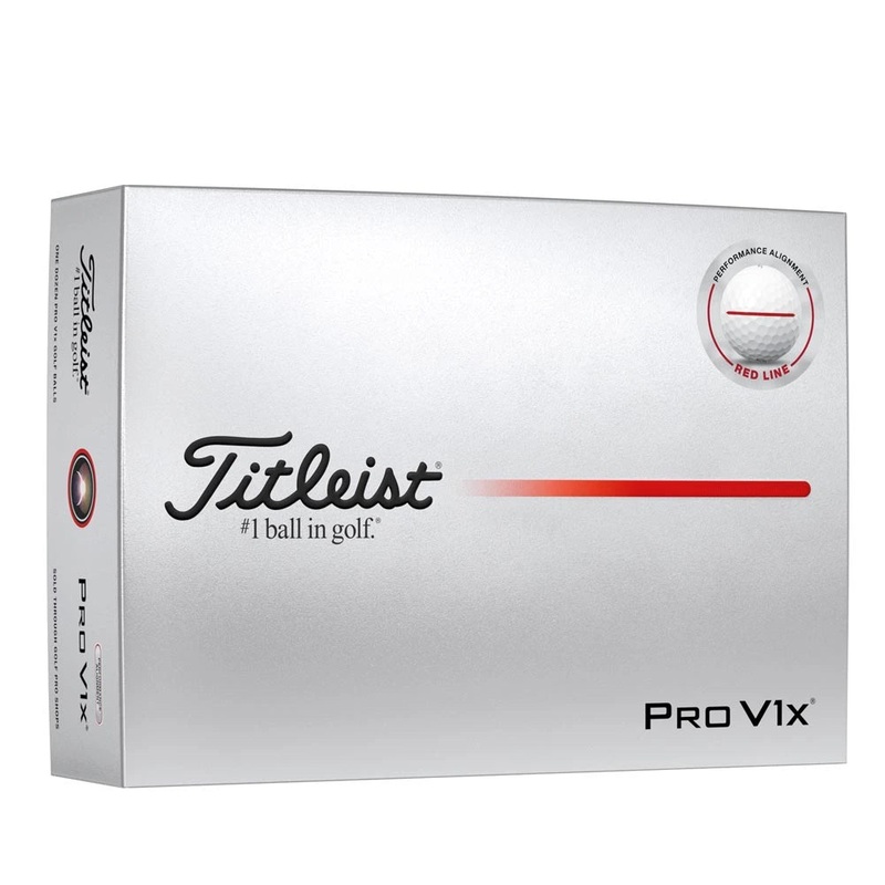 Titleist Pro V1x Performance Alignment Golf Balls – Red