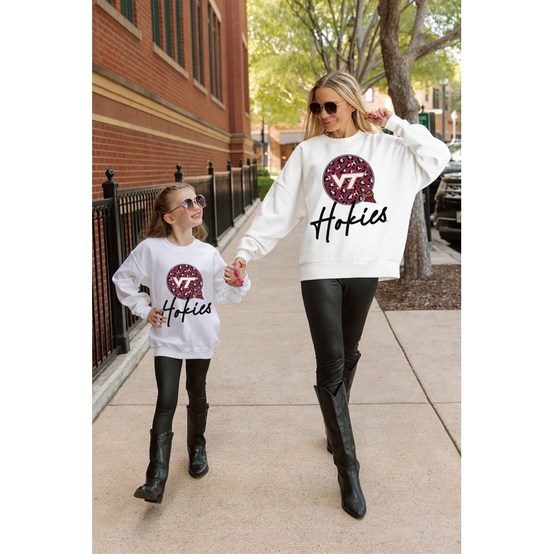 VIRGINIA TECH HOKIES WILD BREAKTHROUGH YOUTH PREMIUM FLEECE SWEATSHIRT