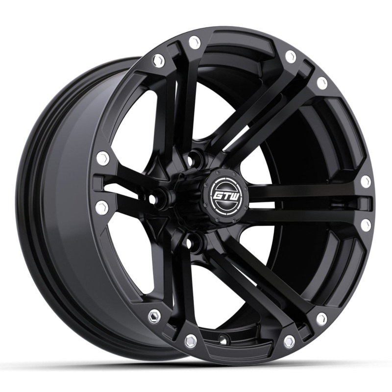 14×7 GTW Matte Black Specter Wheel PN# 19-152