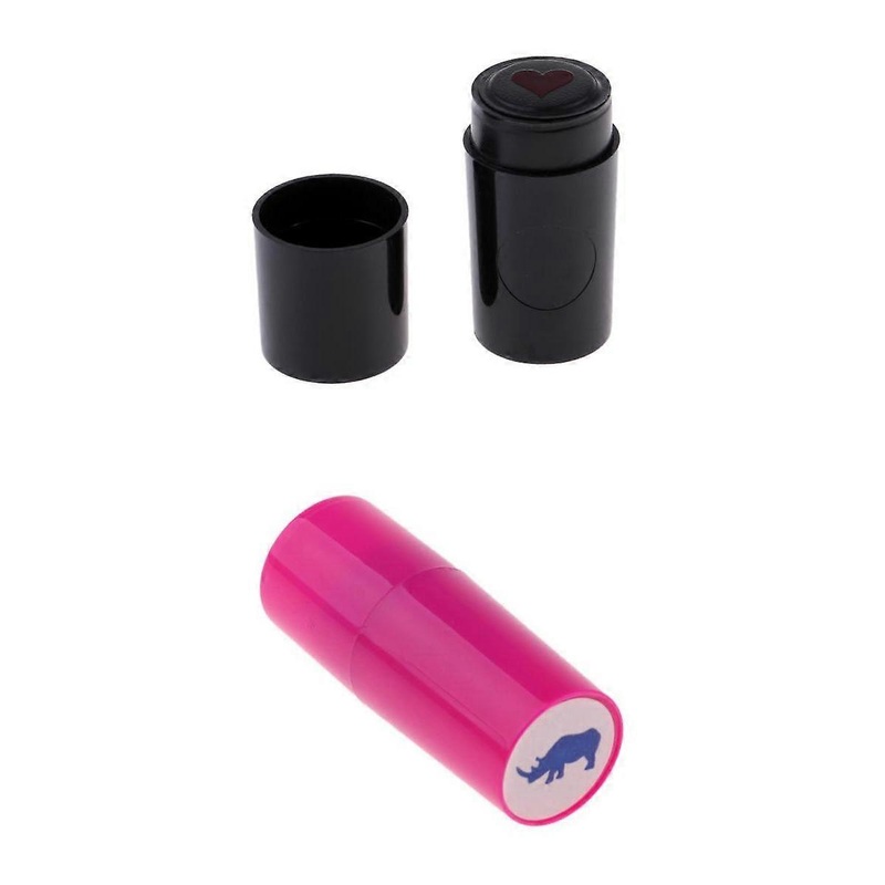 2pcs Colorfast Golf Ball Stamper Marker Impression Seal Signet Rhinoceros