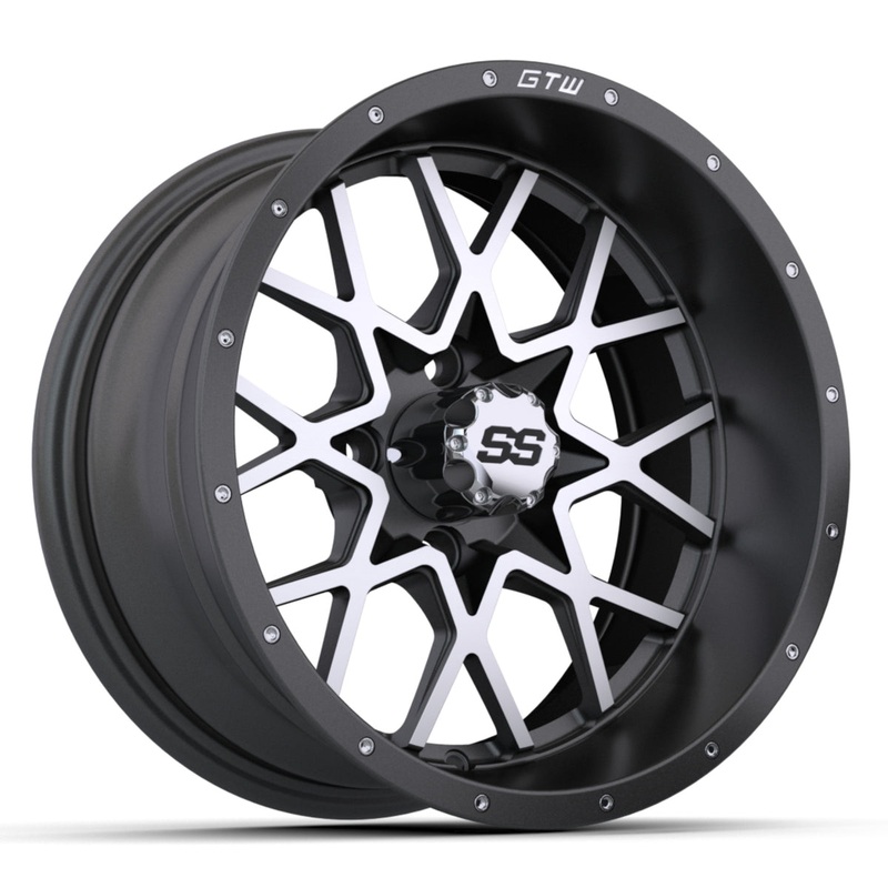 GTW 14 Vortex Wheel  Matte Grey/Machined PN# 19-231