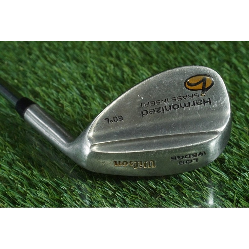 WILSON HARMONIZED BRASS INSERT LOB WEDGE STEEL SHAFT RH 60 ~ L@@K!!