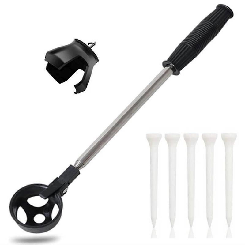 Golf Ball Retriever With Ball Grabber & Ball Spike,extendable Golf Ball Retriever For Water W/golf