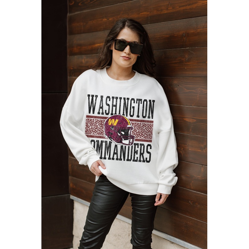 WASHINGTON COMMANDERS Fair Catch Crewneck Pullover