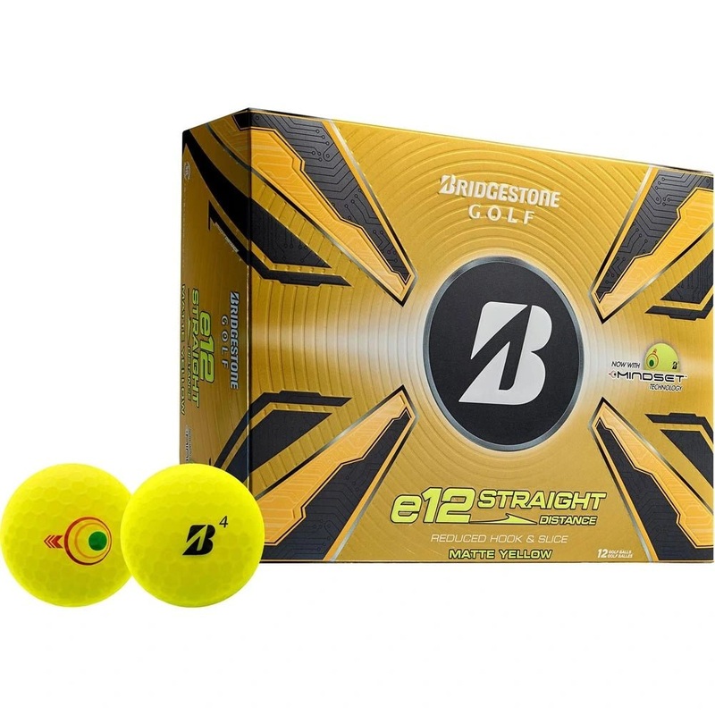 Bridgestone e12 Straight Golf Balls – Matte Yellow