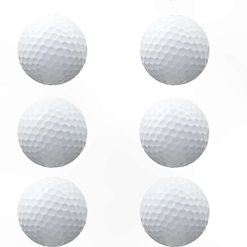 Bulk Golf Balls – Assorted Pack of 6 Premium Quality Practice Lake Balls for Golfing Enthusiasts