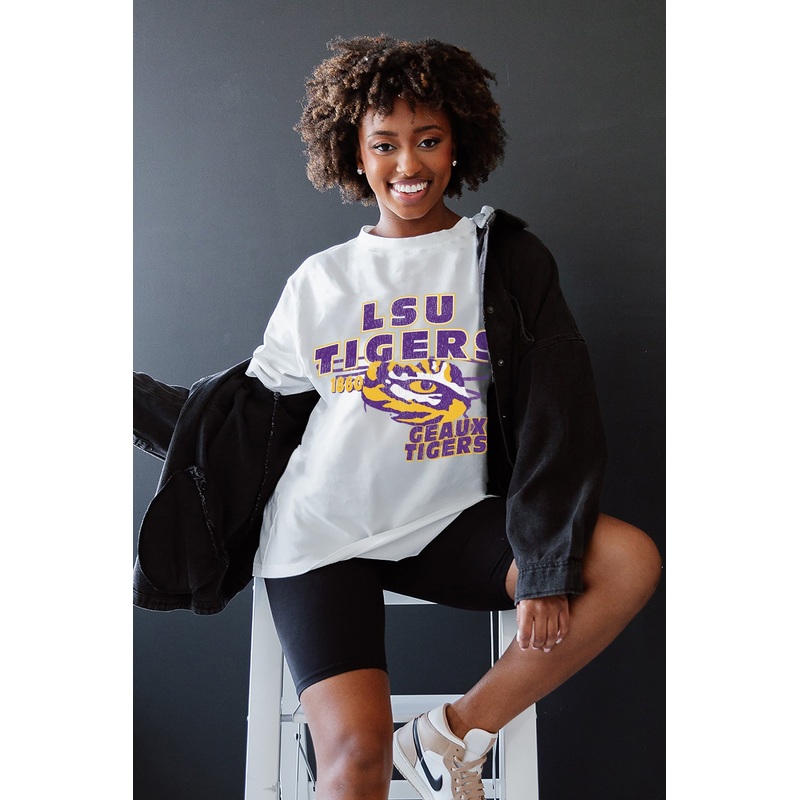 LSU TIGERS In The Lead Oversized Tee