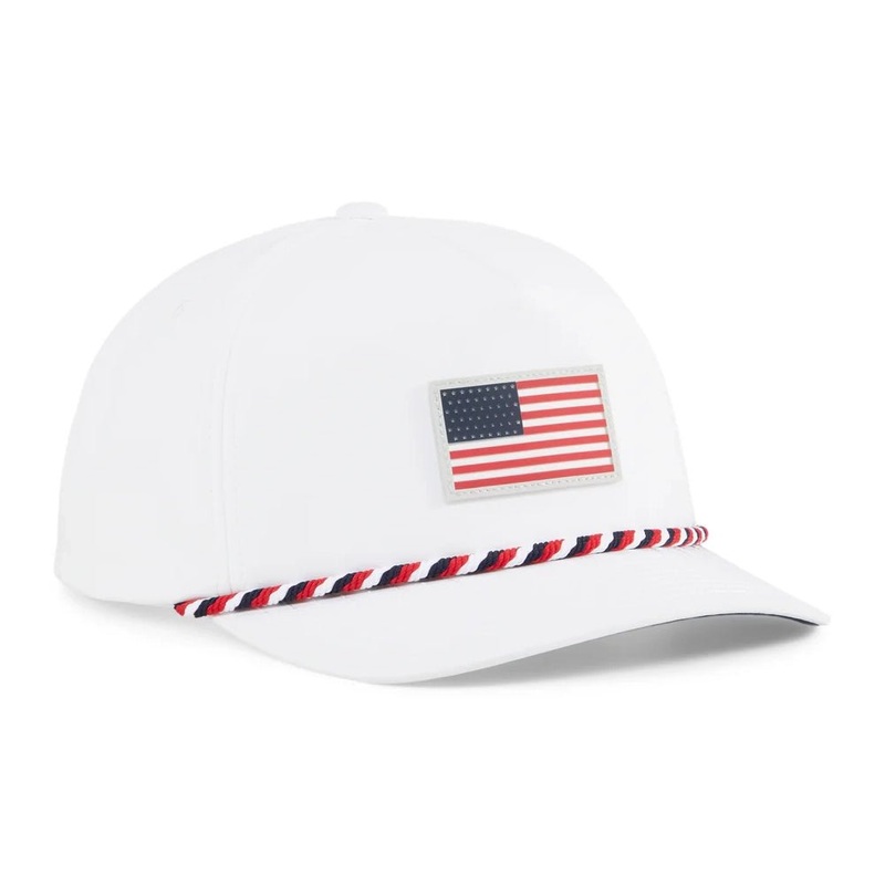 Puma Volition Flag Tech Hat|White Glow