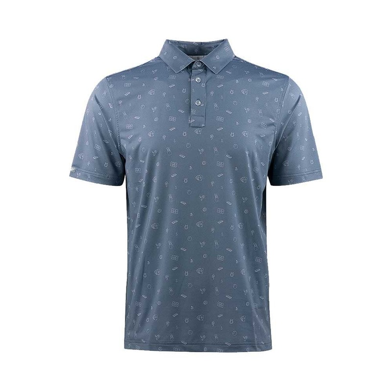Straight Down Gambler Golf Polo