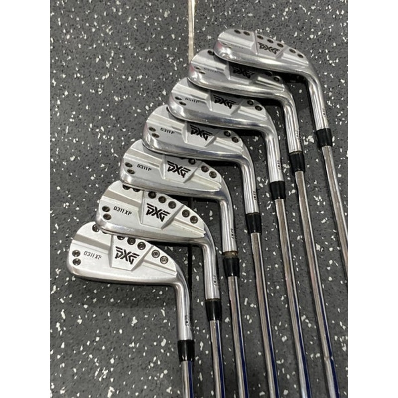Used Men’s PXG 0311P Gen 3 Right Handed Iron Set | 5i-9i, PW, GW | Stiff Flex | Steel Shafts