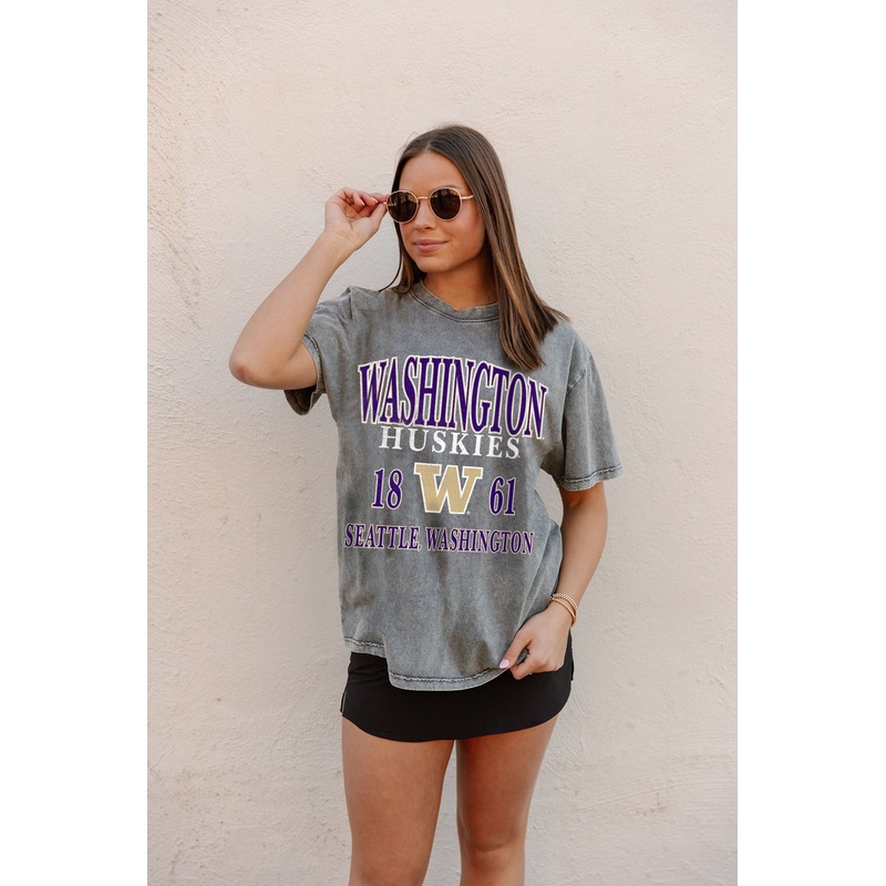 WASHINGTON HUSKIES Dynasty Oversized Crewneck Tee