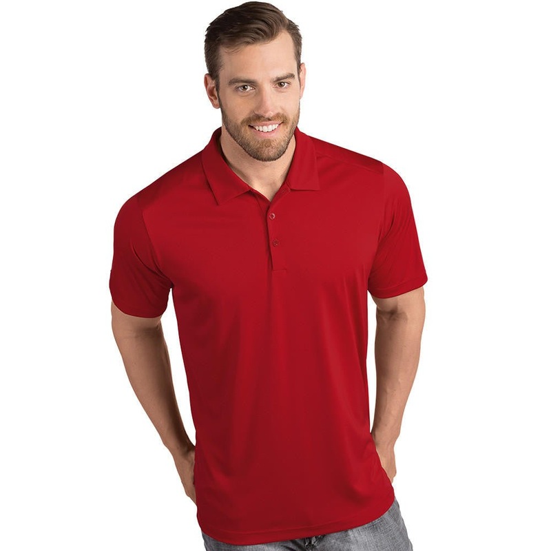 Antigua Tribute Golf Polo|Dark Red|White|Navy|Black|Mango|Dark Royal|Smoke|Columbia Blue|Cabernet|Dark Pine|Celtic Green|Small|Medium|Large|X-Large|XX-Large|XXX-Large