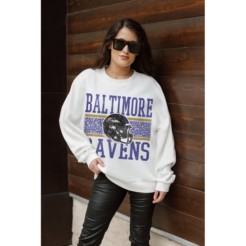 BALTIMORE RAVENS Fair Catch Crewneck Pullover