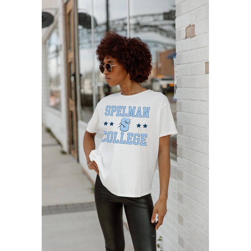 SPELMAN COLLEGE JAGUARS To The Point Flowy Tee