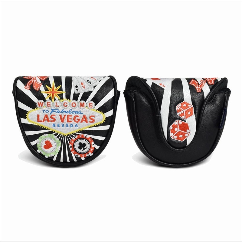 Las Vegas Mallet Putter Cover|Black|Red|Blue