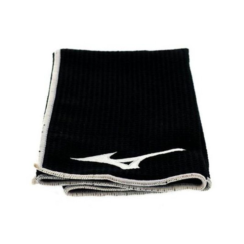 Mizuno Microfiber Cart Towel|Staff|Black