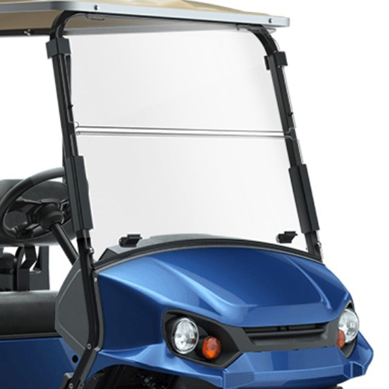 RedDot E-Z-GO Express S2/S4/S6/L6 Clear Folding Windshield (Fits 2021.5-Up) PN# 6026